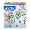 Doms 24 Shades Color Pencils | Hexagonal Shaped Body