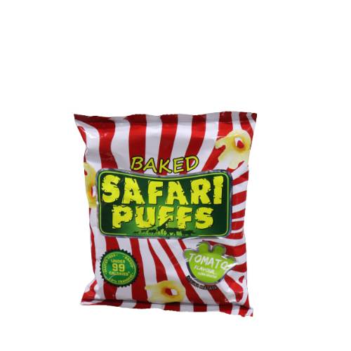 Baked safari puffs tomato flavour 12g