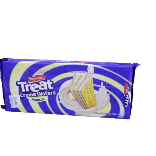 Britania treat creme waffer vanilla