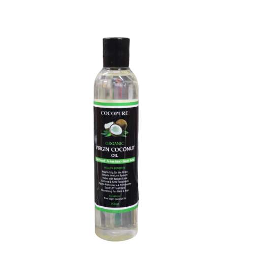 Cocopure coconut oil 250ml (2)