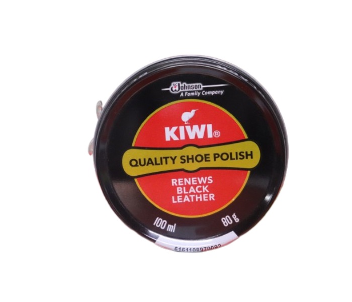 Kiwi Shoe Polish Renew Black Leather 80g
