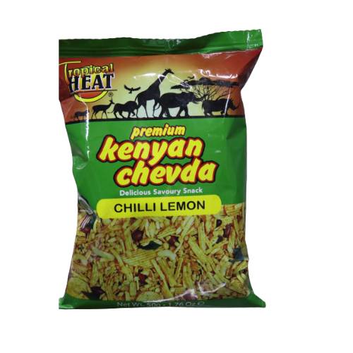 Tropical heat kenyan chevda chilli n lemon 70g