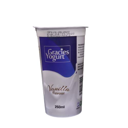 Gracie yoghurt vanilla 250ml
