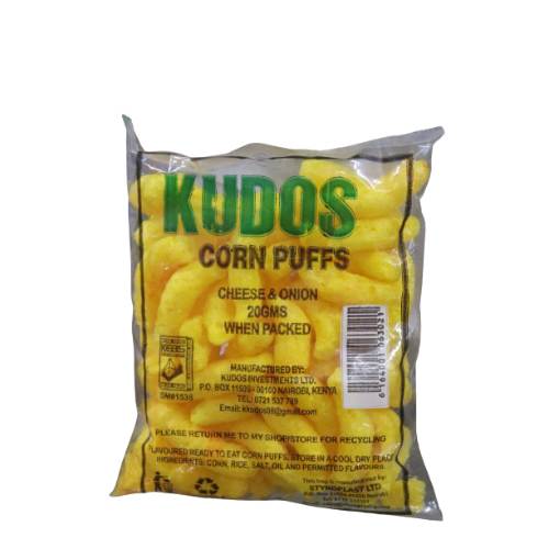 kudos corn puffs 20g