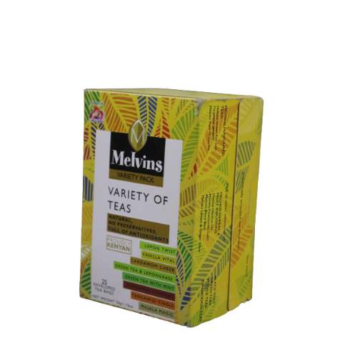Melvins variety of teas