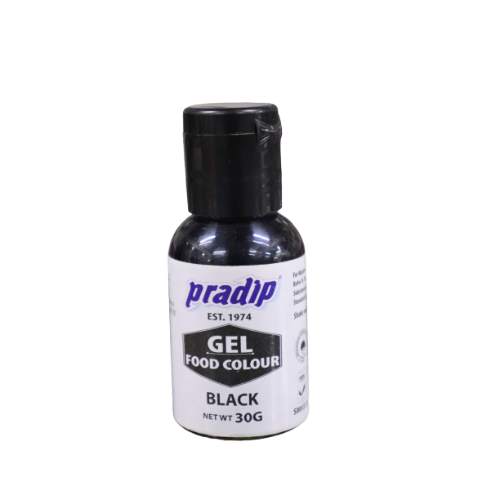 Pradip gel food color 30g black