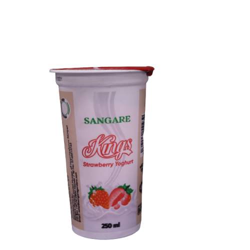 Sangare kings strawberry yoghurt 250ml